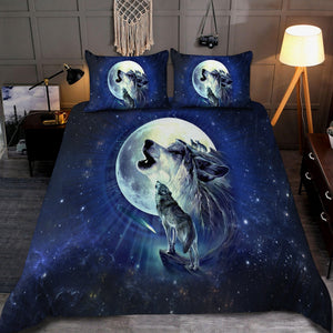 Wolf 3D All Over Printed Bedding Set