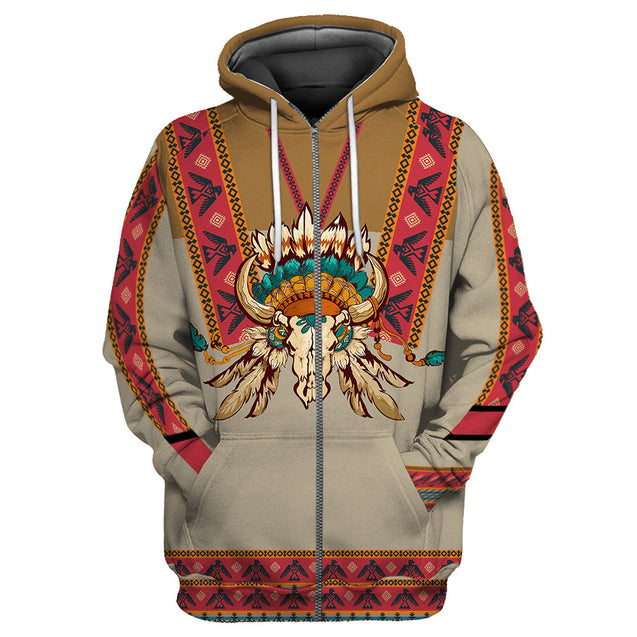 Native American 3D All Over Printed Unisex Shirts