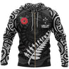 Anzac Tattoo New Zealand Hoodie, Lest We Forget Pullover Hoodie NNKANZ7-Apparel-PL8386-Zipped Hoodie-S-Vibe Cosy™