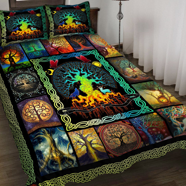 Tree Of Life Celtic 3D All Over Printed Bedding Set