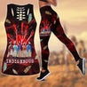 Native American 3D All Over Printed Legging + Hollow Tank