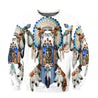 Wolf Native American 3D All Over Printed Unisex Shirts No 06