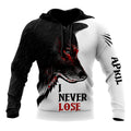 Wolf - April Guy Never Lose 3D All Over Printed Unisex Shirts