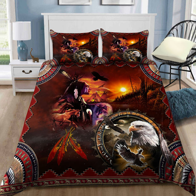 Native American 3D All Over Printed Bedding Set