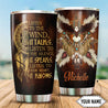 Customize Name Eagle Native American Steel Tumbler