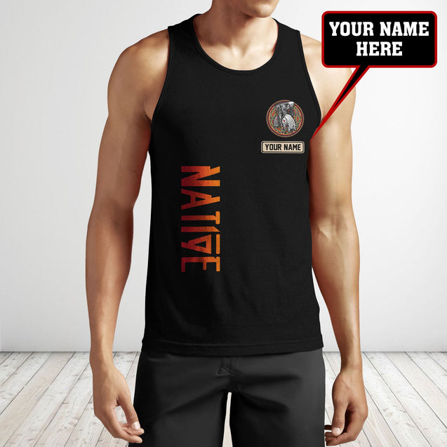 Custom Name Native American 3D All Over Printed Unisex Shirts