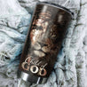 Customize Name Jesus and Lion Tumbler