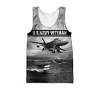 US Navy Veteran 3D All Over Printed Unisex Shirts
