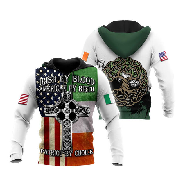 Irish St.Patrick day 3d hoodie shirt for men and women VP26102003