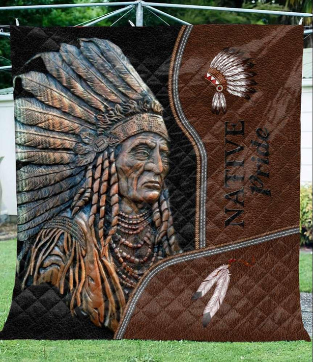 Native American 3D Full Printing Soft and Warm Quilt