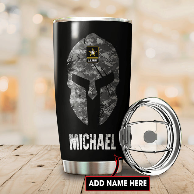 Customize Name United States Army Tumbler