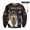 Customize Name Native American Pride 3D All Over Printed Unisex Shirt