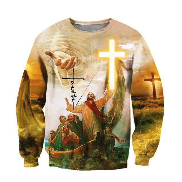 Christian Jesus Easter Day 3D All Over Printed Unisex Shirts