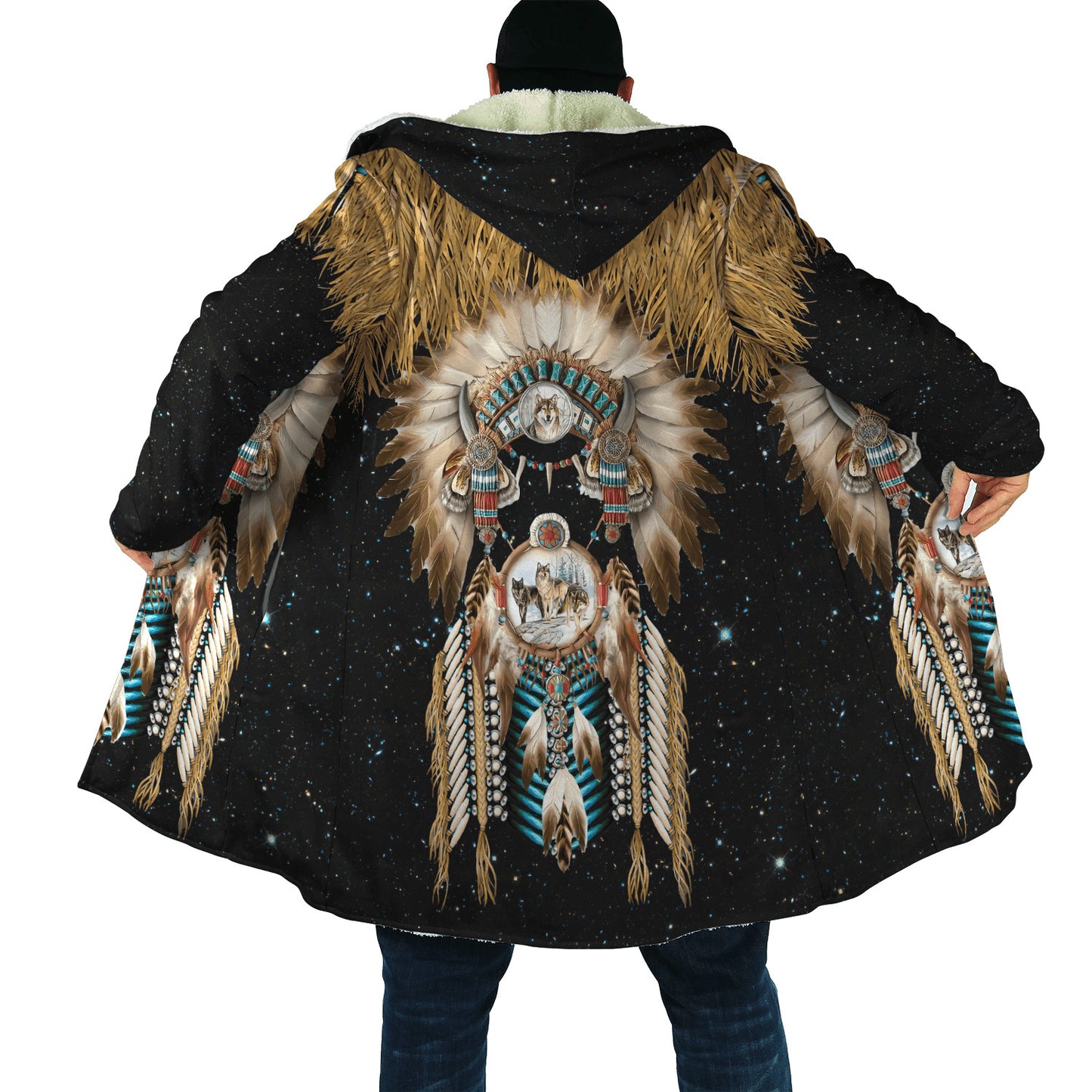 Wolf Native American 3D All Over Printed Unisex Shirts No 18