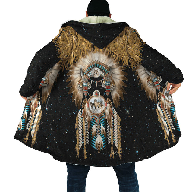 Wolf Native American 3D All Over Printed Unisex Shirts No 18