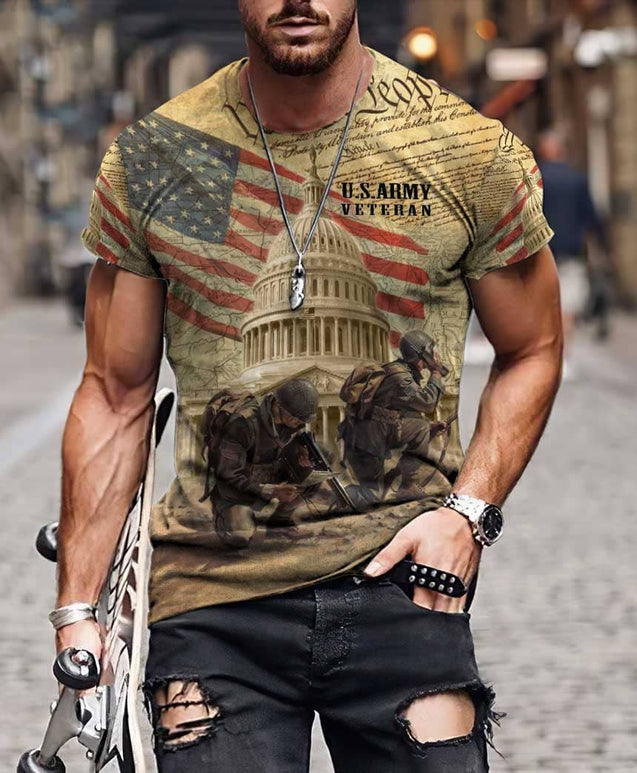 US Army Veteran 3D All Over Printed Unisex Shirts