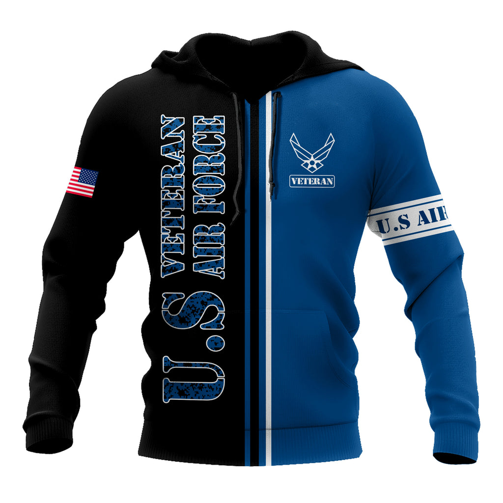 US Veteran Air Force 3D All Over Printed Unisex Shirts