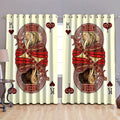 The King Club Lion Window Curtains