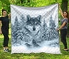 Wolf 3D Full Printing Soft and Warm Quilt