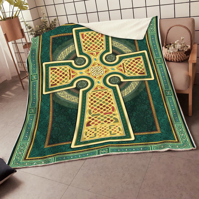 Irish Saint Patrick Day 3D All Over Printed Blanket