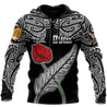 Anzac Australia and New Zealand Poppy Fern Lest We Forget Pullover