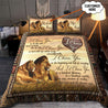 I Choose You Lion's Love Custom Bedding Set with Your Name