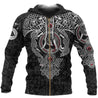 3D Printed Vikings Fenrir Skoll And Hati Valknut Raven-Apparel-HP Arts-Zipped Hoodie-S-Vibe Cosy™