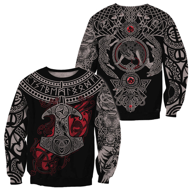 Viking 3D All Over Printed Unisex Shirts