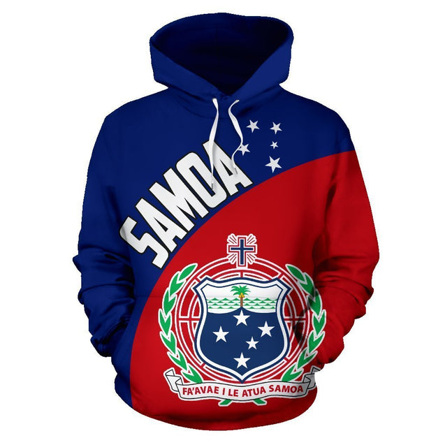 Samoa Hoodie Wave Flag Color Th9-ALL OVER PRINT HOODIES (P)-Phaethon-Hoodie-S-Vibe Cosy™