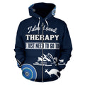 I Don't Need Therapy - Australia Allover Zip-up Hoodie-NNK1807-Apparel-PL8386-Zip-Up Hoodie-S-Vibe Cosy™