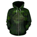 Irish Celtic Cross Shamrock 3D All Over Printed Shirts For Men and Women TT0128-Apparel-TT-Zipped Hoodie-S-Vibe Cosy™