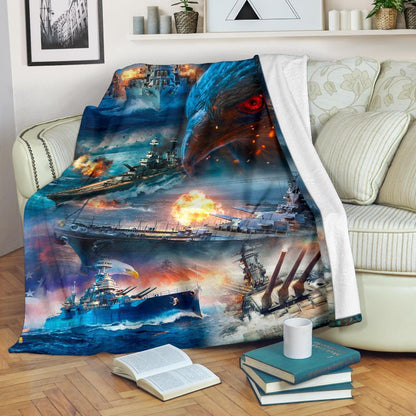 US Navy 3D All Over Printed Blanket