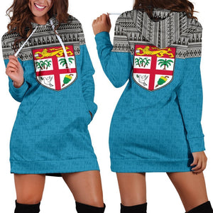 Fiji Women's Hoodie Dress - BN09-Apparel-Khanh Arts-Hoodie Dress-S-Vibe Cosy™