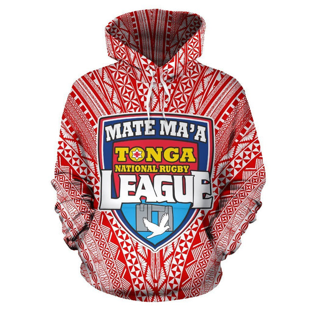 Mate Ma'a Tonga Polynesian Hoodie-Apparel-Phaethon-Hoodie-S-Vibe Cosy™