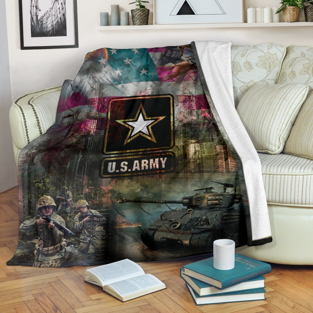 US Army 3D All Over Printed Blanket