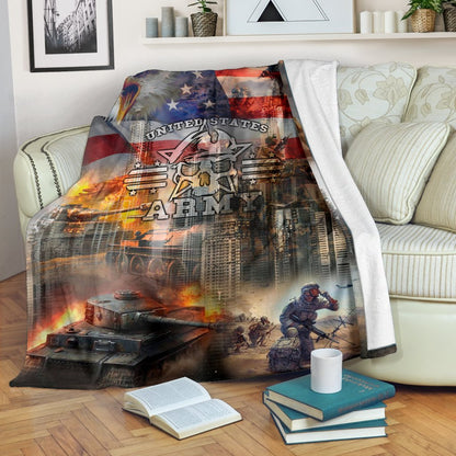 US Army 3D All Over Printed Blanket