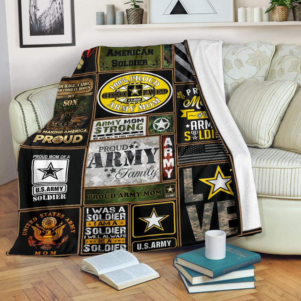 US Army 3D All Over Printed Blanket