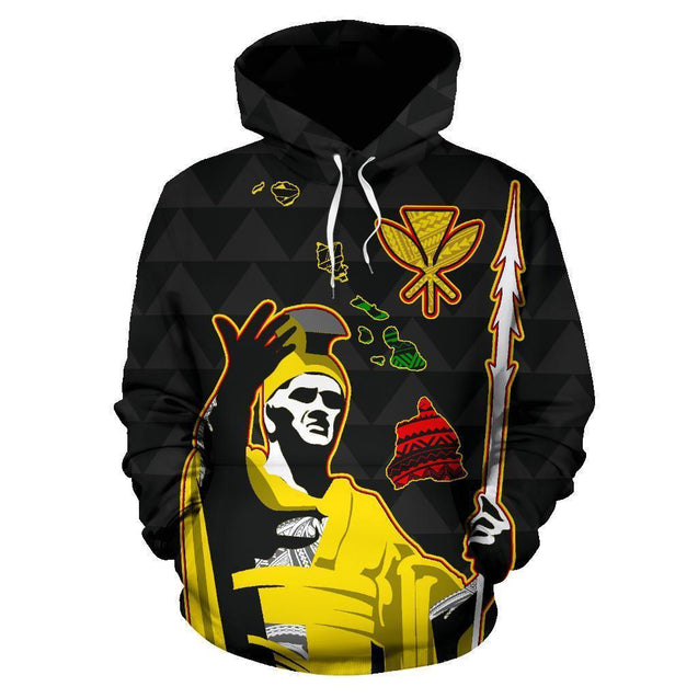 Hawaiian King Guardian Hoodie - AH - J1-Apparel-Phaethon-Hoodie-S-Vibe Cosy™