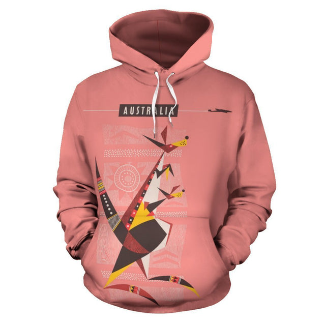 Hoodie Australia Kangaroo Travel™-NNK1806-Apparel-PL8386-Hoodie-S-Vibe Cosy™