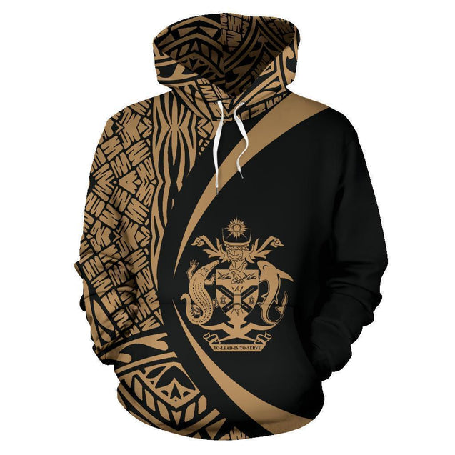 Solomon Islands Polynesian Hoodie - Circle Style 03 - J4-Apparel-Phaethon-Hoodie-S-Vibe Cosy™