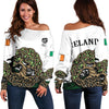 Celtic Tree of Life White Shoulder Sweater Version Z2-WOMENS OFF SHOULDER SWEATERS-HD09-Women's Off Shoulder Sweater - .-2XS-Vibe Cosy™