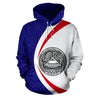 American Samoa Flag Polynesian Hoodie - Circle PL-Apparel-PL8386-Hoodie-S-Vibe Cosy™