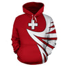 Switzerland Flag Hoodie - Warrior Style J9-Apparel-Phaethon-Hoodie-S-Vibe Cosy™