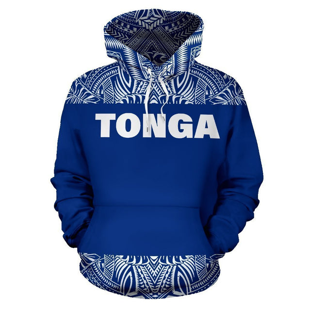 Tonga All Over Hoodie - Polynesian Blue And White - BN09-Apparel-Phaethon-Hoodie-S-Vibe Cosy™