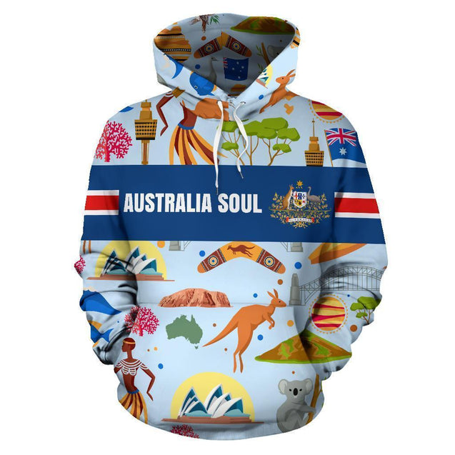 Hoodie Australia Soul -NNK1488-Apparel-PL8386-Hoodie-S-Vibe Cosy™