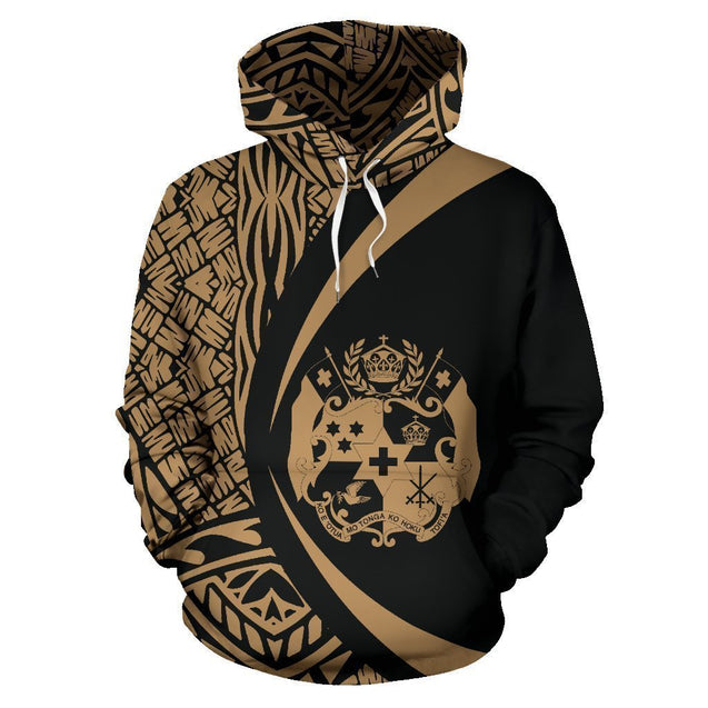 Tonga Polynesian Hoodie - Circle Style 03 J1-Apparel-Phaethon-Hoodie-S-Vibe Cosy™