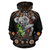 Koala Australian Aboriginal Hoodie-NNK1495-Apparel-PL8386-Hoodie-S-Vibe Cosy™