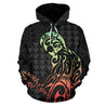 KAUHOLA Hawaii Warrior Polynesian Hoodie - AH-Phaethon-Hoodie-S-Vibe Cosy™