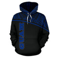 Guam All Over Hoodie - Micronesian Curve Blue Style-ALL OVER PRINT HOODIES-HP Arts-Hoodie-S-Blue-Vibe Cosy™