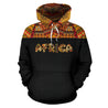 Africa Hoodie - African Pattern Horizontal Style-ALL OVER PRINT HOODIES-HPArt-Men-S-Black-Vibe Cosy™